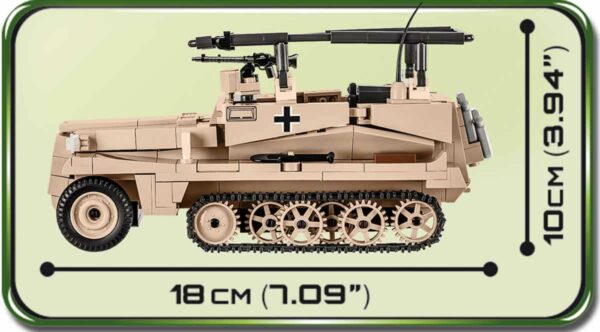 Image of SD. KFZ. 250/3 Vehicle #2526 military vehicle model.