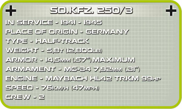 SD. KFZ. 250/3 Vehicle #2526 - Germany.