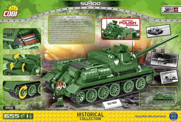 A green SU 100 #2541 lego set.