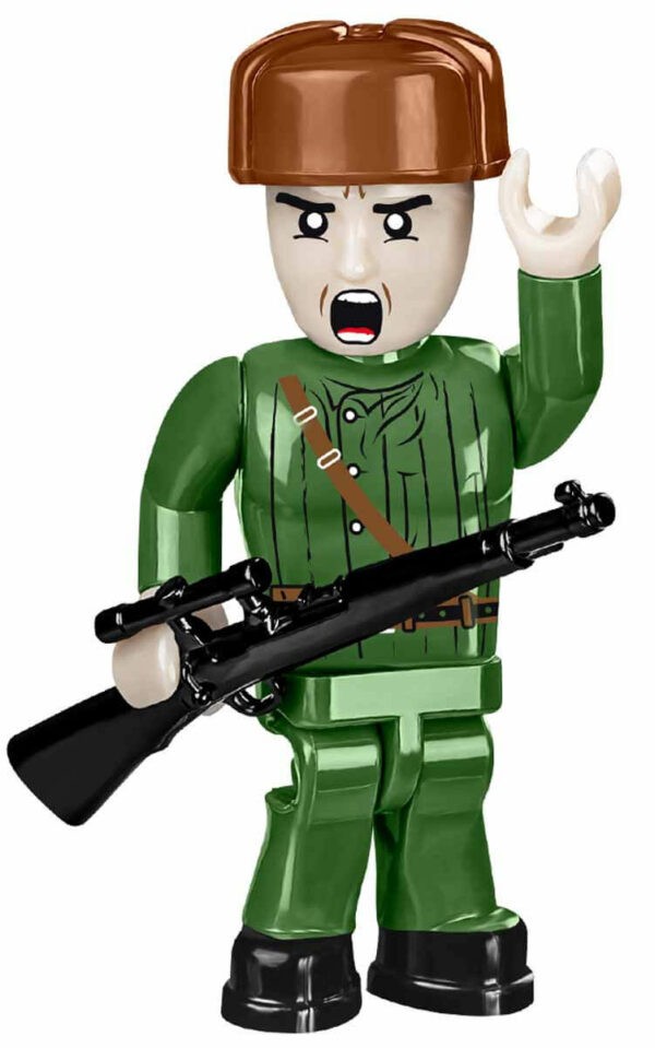 A soldier armed with a rifle, identified as SU 100 #2541.
