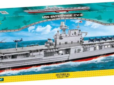 Boxed model of the USS Enterprise (CV-6) Navy Ship #4815.