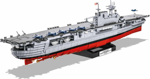 A model of the USS Enterprise (CV-6) Navy Ship #4815 is displayed.