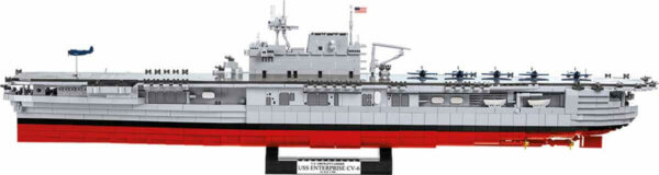 A scale replica of the USS Enterprise (CV-6) Navy Ship #4815 is displayed on a white background.