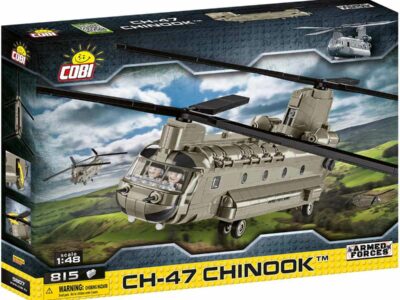 A box containing a CH-47 Chinook helicopter model #5807.