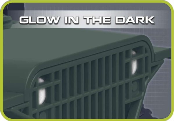 Glow in the dark Ford GP Vehicle #2400 with fluorescent features.