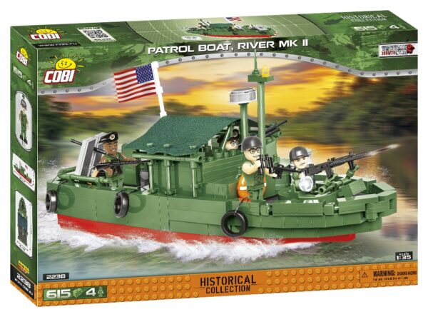 A box containing a Patrol Boat River (PBR) MK II #2238.