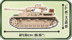 A Panzerkmpfwagen IV AUSF. #2546 tank is shown with measurements.