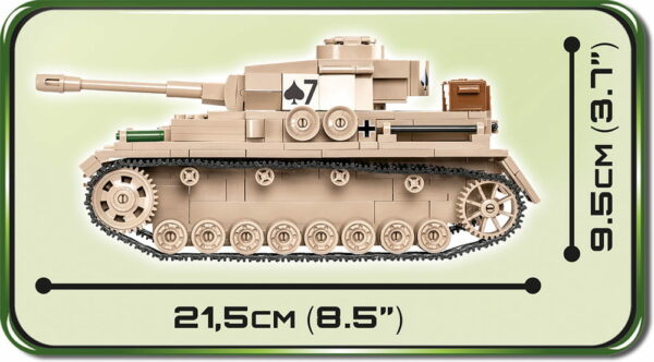 A Panzerkmpfwagen IV AUSF. #2546 tank is shown with measurements.