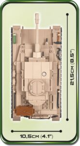 An image of a Panzerkmpfwagen IV AUSF. #2546 tank with measurements.