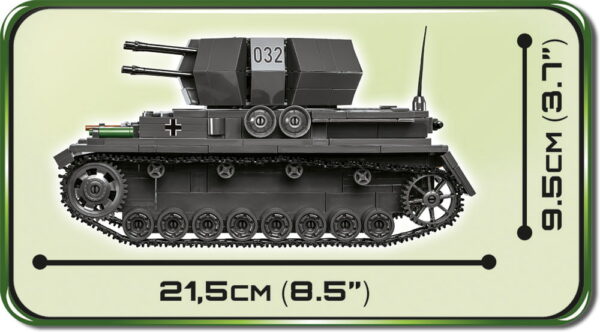 A model of the Flakpanzer IV Wirbelwind #2548 is displayed.