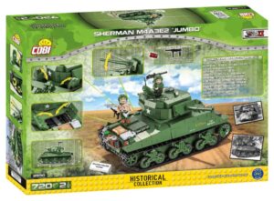 Lego Sherman M4A3E2 "Jumbo" #2550 replica.