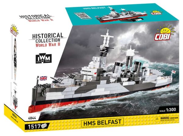HMS Belfast Cruiser #4844, a historic warship.