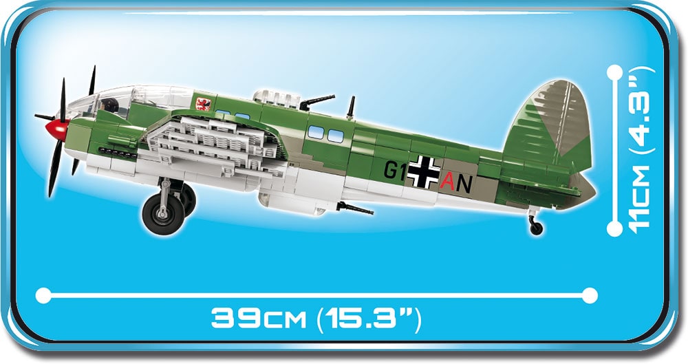 Cobi Historical Collection #5717 ハインケル He 111P-2 (WWIIドイツ