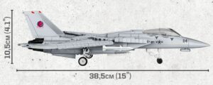 A model of the Top Gun F-14 Tomcat #5811-A fighter jet.
