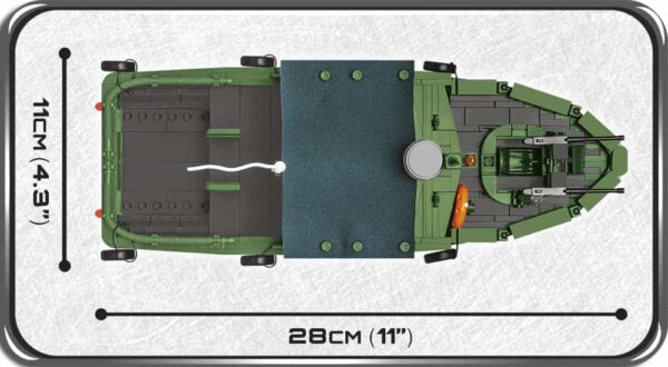 Patrol Boat River (PBR) MK II #2238 dimensions.