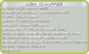 M24 Chaffee tank identified as #2543.