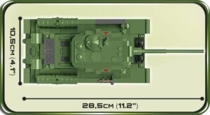 A T-34/85 #2542 tank from Russia is shown in green.