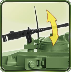 An M24 Chaffee #2543 tank featuring an arrow.