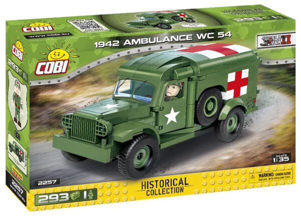 Historical collection showcasing a Dodge WC-54 Ambulance #2257.