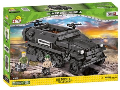 A lego set featuring the SD.KFZ 251/1 AUSF.A #2552 vehicle.