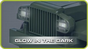 Glow in the dark, Dodge WC-54 Ambulance #2257.