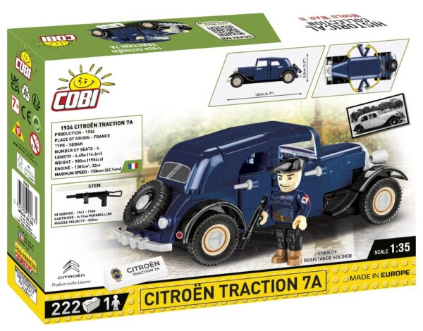 1934 French Resistance Citroen Traction 7A #2263 model.
