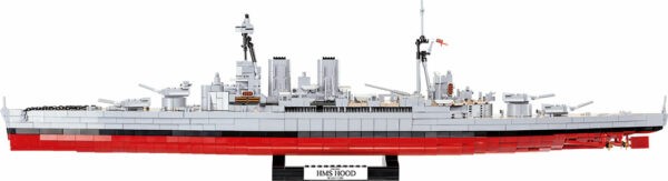 A LEGO model of the HMS HOOD #4830.
