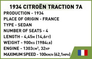 1934 French Resistance Citroen Traction 7A #2263 produced in France.