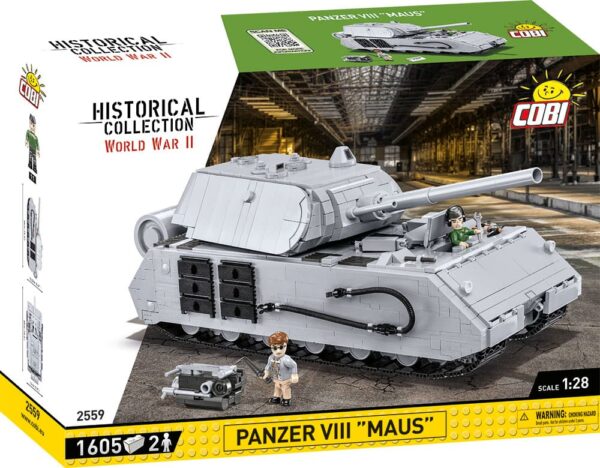 Historical collection featuring the iconic PANZER VIII MAUS 1605 KL #2559 tank.