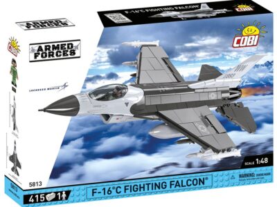 A model box showcasing the F-16C Fighting Falcon #5813.