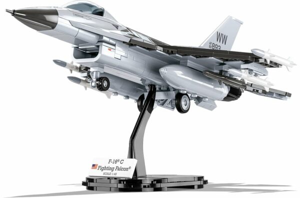 Model of an F-16C Fighting Falcon #5813 fighter jet.
