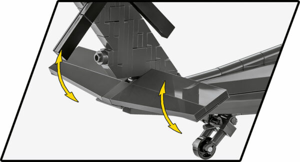 A picture of a Sikorsky Black Hawk 893 KL. #5817 helicopter with a yellow arrow on it.