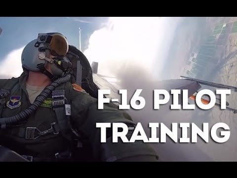 US Air Force Pilot Training at Luke Air Force Base for F-16 Fighter Pilots.