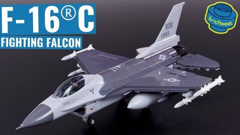 A COBI 5813 Speed Build Review of the F-16C "Fighting Falcon" model.