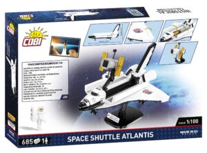 Space Shuttle Atlantis #1930 displayed in a box.