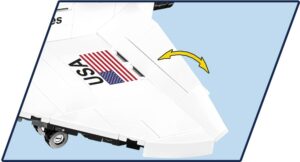 A Space Shuttle Atlantis #1930 featuring an American flag.