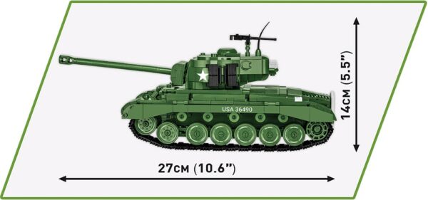 A green M26 Pershing (T26E3) #2564 tank is displayed.