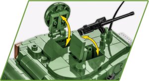 A green tank with a gun attached, the M26 Pershing (T26E3) #2564.