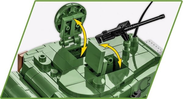 A green tank with a gun attached, the M26 Pershing (T26E3) #2564.