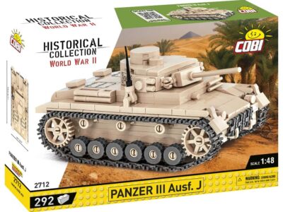 Cub historical collection featuring Panzer III AUSF.J #2712 in 1:48 Scale.