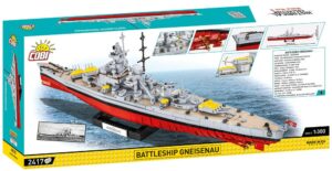 Battleship Gneisenau #4835 model in a box.