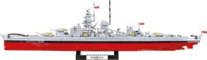 Lego battleship model.