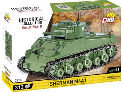 Lego Sherman M4A1 1:48 Scale tank in a box.