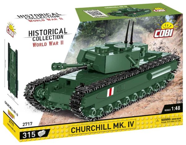 Historical collection featuring a 1:48 scale Churchill MK.IV #2717.