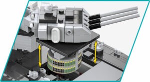 An Iowa-Class Battleship 4in1 Executive Edition #4836 model.