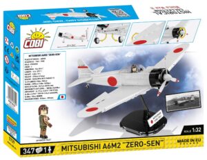A Cobi zero box featuring a Mitsubishi A6M2 "Zero-Sen" #5729.