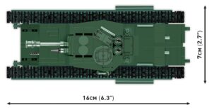 A green Churchill MK.IV #2717 tank in a 1:48 Scale is shown.