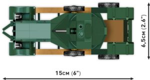 Dimensions of a Rolls Royce Armored Car Scale 1:35 #2988.