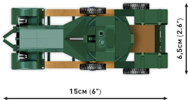 Dimensions of a Rolls Royce Armored Car Scale 1:35 #2988.