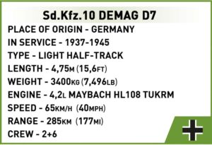 Sd.Kfz 10 Demag D7 #2273 is a vehicle.